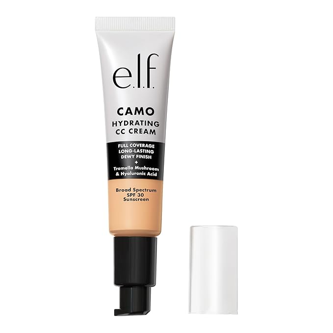 e.l.f. Hydrating Camo CC Cream, SPF 30, Color Correcting Full Coverage Foundation For A Dewy Finish, Vegan & Cruelty-Free, Fair 150 C-Velvo Beauty