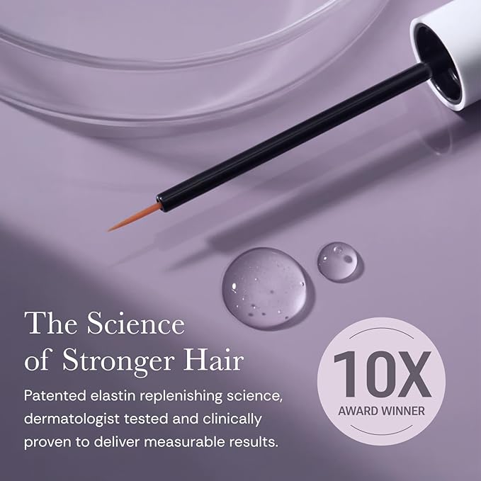 NULASTIN Eyelash Serum for Thicker-Looking Lashes - Follicle Fortifying LASH Serum - Clinically Tested Eyelash Enhancing From the Experts in Brows and Lashes (2 Pack, 0.1 Fl Oz Each)-Velvo Beauty