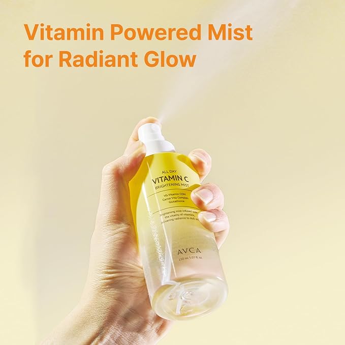 AVCA Vitamin C Face Mist – Hydrating & Brightening Spray for Glowing Skin (5.07oz)-Velvo Beauty