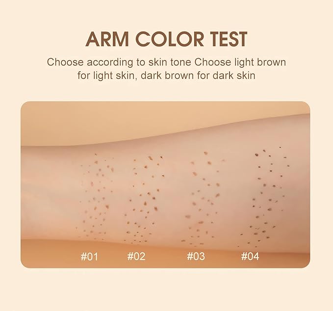 Freckle Pen, 4 Colors Kit - Natural Lifelike Faux Freckle Makeup Pen, Waterproof Long Lasting, Create Sunkissed Skin(4Pack)-Velvo Beauty