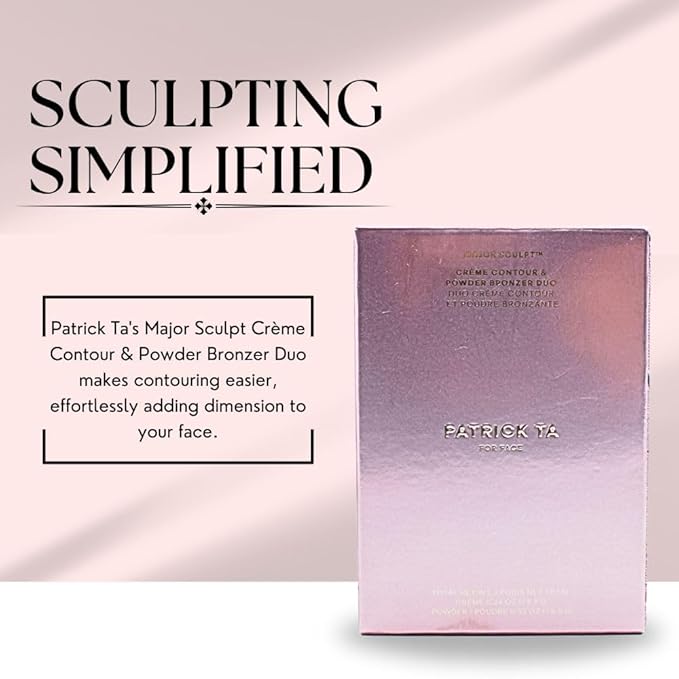 PATRICK TA Major Sculpt Crème Contour & Powder Bronzer Duo She's Statuesque-Velvo Beauty