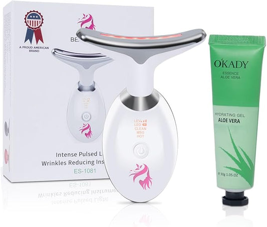 Red Light Therapy for Face, Facial Massager, Skin Tightening & Anti-Aging Face Lift Device, True Beauty Glow Facial Massager, 7-in-1 LED Facial Sculptor-Velvo Beauty