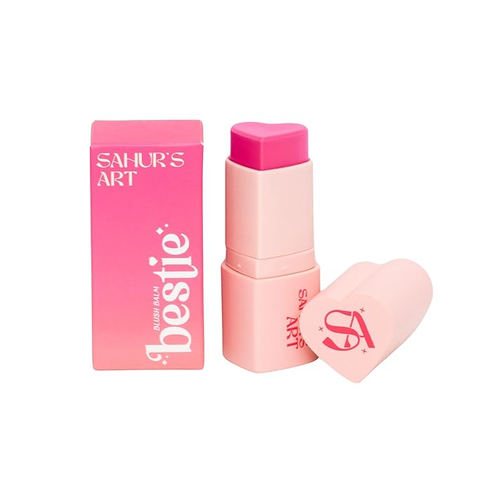 Bestie Blush Balm Stick Heart Shaped for Cheeks-Velvo Beauty