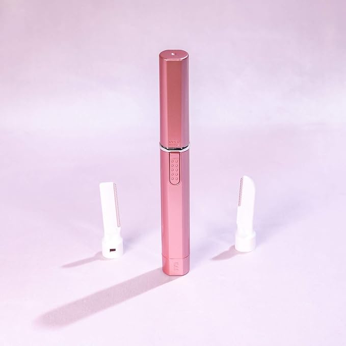 Kai About Face Sonic Beauty Wand with Bonus Eyebrow Shaper; Battery Operated Face Hair Remover; Face, Chin, & Lip Hair Remover, Face Hair Remover Tool for Women, Epilator for Men & Women (Pack of 2)-Velvo Beauty