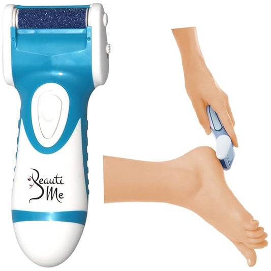 Callus Remover Professional Electronic Pedicure Foot File - Remove Hard Callused Dead and Cracked Skin (Blue)-Velvo Beauty