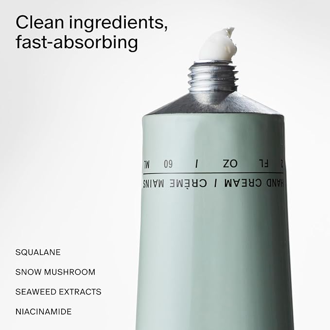 Salt & Stone Hand Cream for Women & Men | Bergamot & Hinoki | Hydrates, Nourishes & Softens Skin | Restores Dry Cracked Hands | Fast-Absorbing | Cruelty-Free & Vegan (2 fl oz)-Velvo Beauty