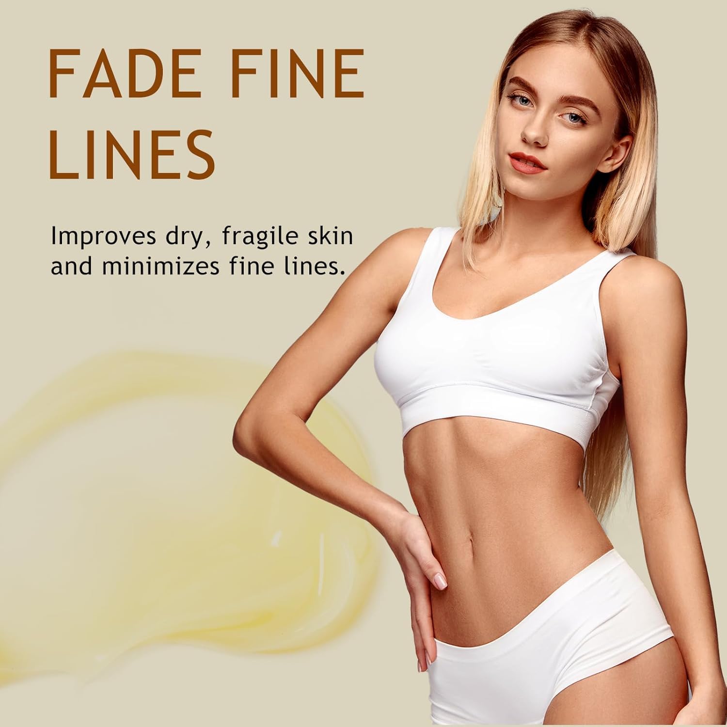 B Flat Belly Firming Cream - Stretch Mark Treatment - Clean and Gentle Belly Cream - Skin Tightening Cream for Cellulite for Stomach Mark & Thighs & Butt, Moisturizing Lifting Body Lotion-Velvo Beauty