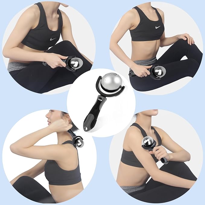 Cryosphere Cold Massage Roller Ball - Massage Ball for Cold & Heat Relief, Myofascial Release, Trigger Point Therapy, Muscle Knots - Deep Tissue Ice Massager-Velvo Beauty