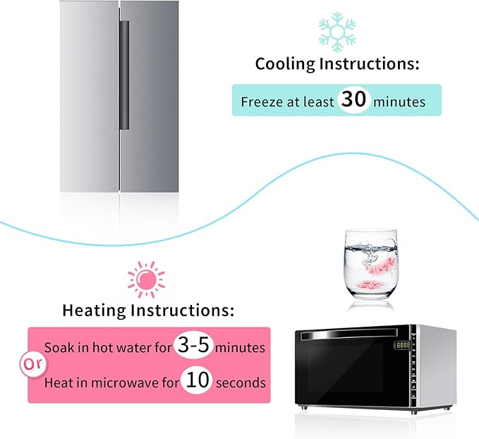 Gel Ice Pack Reusable Cooling Eye Pads and Under Patches,Eye Hot Cold Treatment for Redness,Pain Relief Relax (Butterflies)-Velvo Beauty