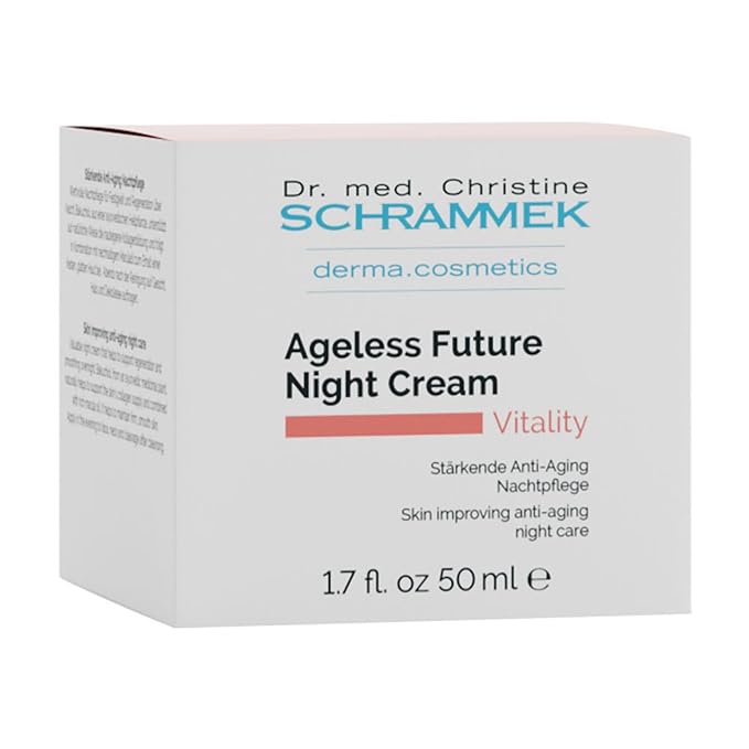Ageless Future Night Cream (1.7 fl oz) - Skin Improving Anti-Aging Night Care – Regenerating Night Cream - with Vitamin A - Skin Care - Dr. Schrammek-Velvo Beauty