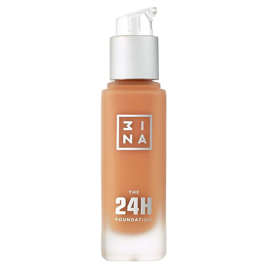 3INA The 24H Foundation 660-24H Long-Wearing Formula - Medium To High Buildable Coverage - Smooth Matte Finish - Expanded Shade Selection - Waterproof, Cruelty Free, Vegan Makeup - 1.01 Oz-Velvo Beauty