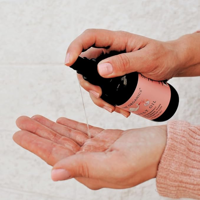 Organic Belly Oil for Pregnancy Stretch Mark Prevention and Treatment Award Winning Anti Stretch Mark Tummy Oil For Pregnancy and Postpartum - Hydrating Bump Serum-Velvo Beauty