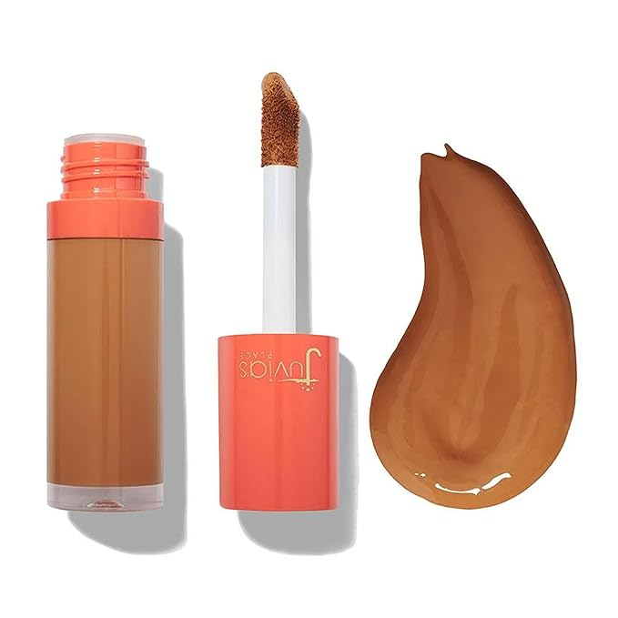 Juvia's Place I Am Magic Liquid Concealer - J10 Dark w/Cool, Olive Undertone/0.34 fl oz, Full Coverage Concealer, Makeup Concealer, Hydrating Concealer, Waterproof Concealer, Long Wear Concealer-Velvo Beauty