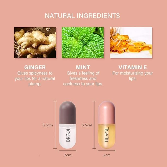 Lip Plumper Set, Day and Night Lip Plumper Gloss/Plumping Lip Balm/Lip Cosmetics Lip Mask for All Day-Velvo Beauty