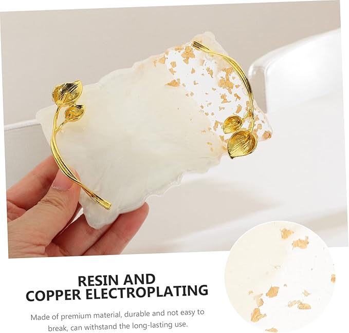 FOMIYES 2pcs Nail Palette Vintage Nail Plate White Resin-Velvo Beauty