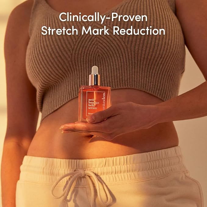 Evereden Petit Bouquet Belly Serum, 1.7 fl oz. | Clean & Vegan Women's Belly Oil for Pregnancy and Postpartum Maternity Skincare | Non-Toxic Stretch Mark Oil-Velvo Beauty