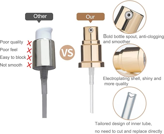 2Pack DW Foundation Pump for Estee Lauder Double Wear Pump 30ML Vacuum Pump Head Press Dedicated-Velvo Beauty