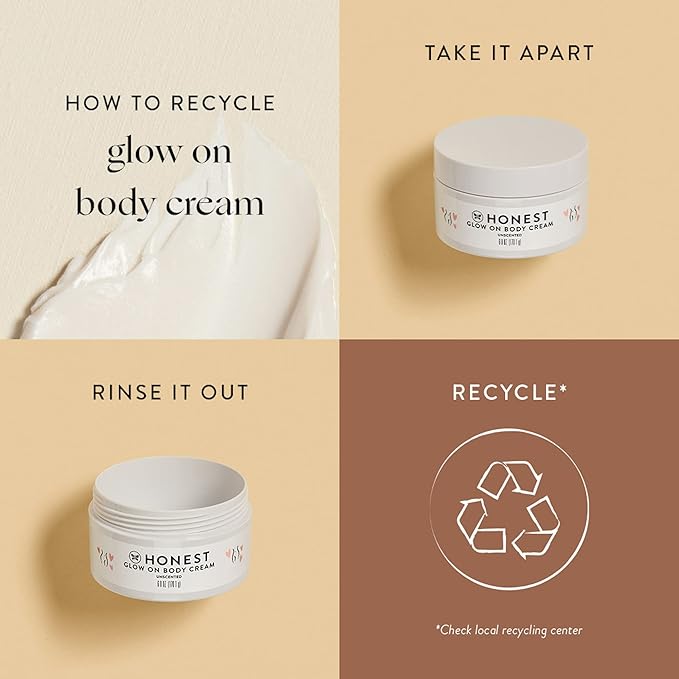 The Honest Company New Mama Care Essentials Gift Set | Hospital Bag Must Haves | Travel Size Nip Balm (0.5 oz), Glow On Body Cream (1 oz), Gotta Glow Face Wash (1.75 fl oz), Reusable Pouch-Velvo Beauty