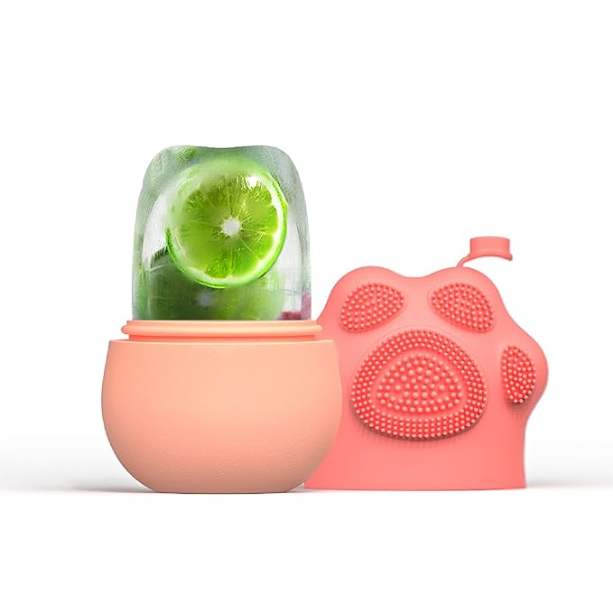 Ice Face Roller, Joyeee Silicone Ice Roller For Face and Eyes Puffiness Relief Reusable Face Ice Cubes Migraine Pain Relief Facial Ice Mold Skincare Tools Gifts for Women Beauty-Velvo Beauty