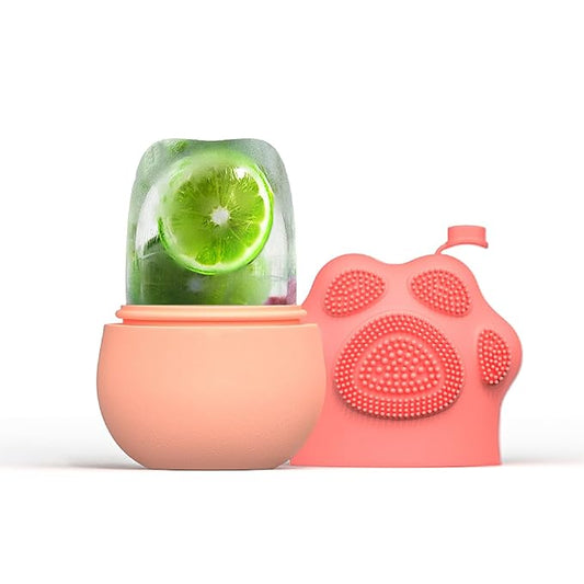 Ice Face Roller, Joyeee Silicone Ice Roller For Face and Eyes Puffiness Relief Reusable Face Ice Cubes Migraine Pain Relief Facial Ice Mold Skincare Tools Gifts for Women Beauty-Velvo Beauty