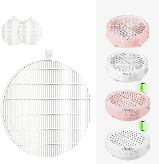 MelodySusie SProR Nail Dust Collector Replacement Filter,2 Pack Reusable Dust Filter Only for MelodySusie SProR Nail Dust Vacuum Fan Collector Extractor Electric Dust Suction Machine-Velvo Beauty
