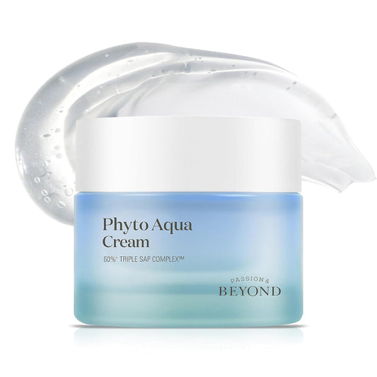 BEYOND Phyto Aqua Moisture Cream (Face Cream, 1.7fl oz) – Vegan Korean Skin Care for 100-Hour Hydration & Skin Barrier by LG Beauty-Velvo Beauty