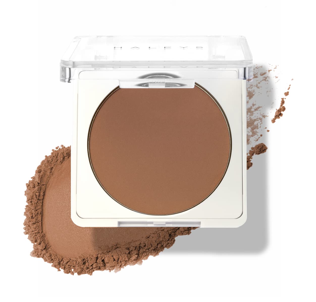HALEYS Re-sculpt Smoothing Contour Powder (Dark) Lightweight, Non-Caking, Nourishing & Skin-Softening, Infused with Shea Butter & Chamomile Flower Water to Soothe Skin-Velvo Beauty
