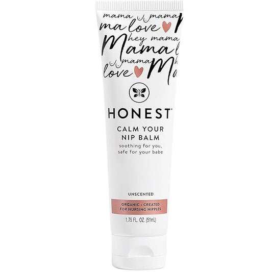 The Honest Company Honest Mama Calm Your Nip Balm | USDA Certified Organic Nipple Cream | 1.75 fl oz-Velvo Beauty
