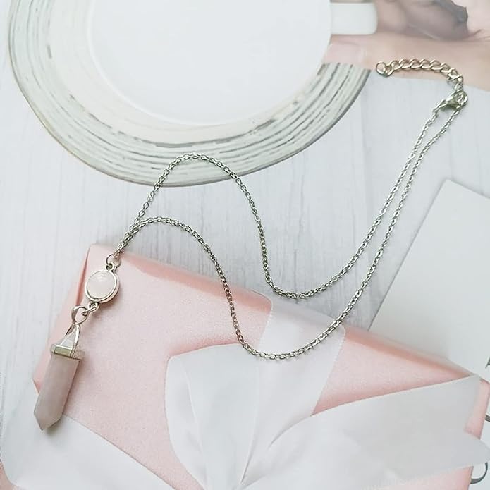 Turquoise Crystal Necklace for Women Hexagonal Healing Gemstone Spiritual Energy Pendant Necklace Jewelry for Women-Velvo Beauty