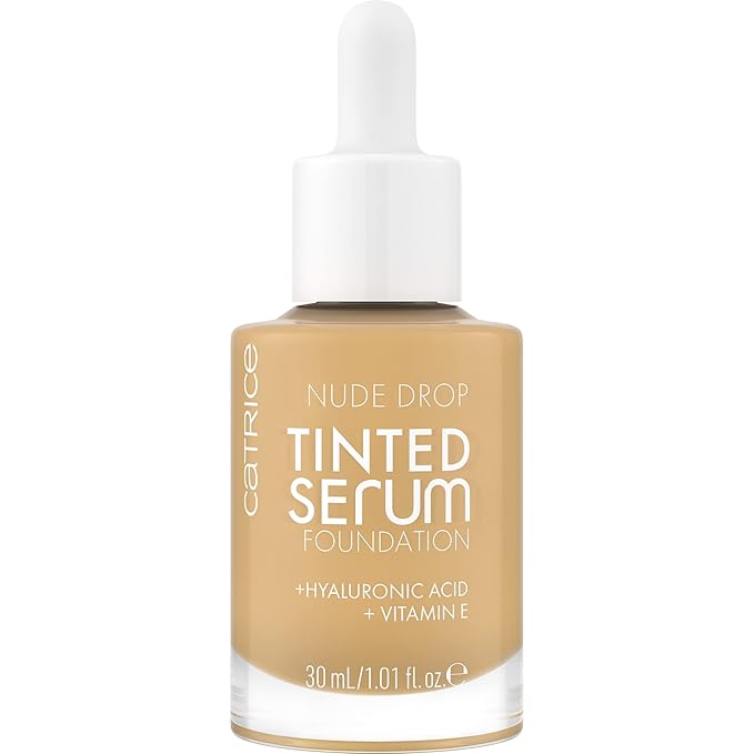 Catrice | Nude Drop Tinted Serum Foundation | Lightweight, Hydrating, Buildable Coverage | Enriched with Hyaluronic Acid & Vitamin E | Vegan & Cruelty Free (038W)-Velvo Beauty