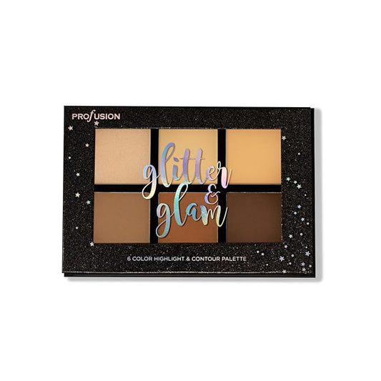 Profusion Cosmetics Glitter & Glam Contour Palette-Velvo Beauty