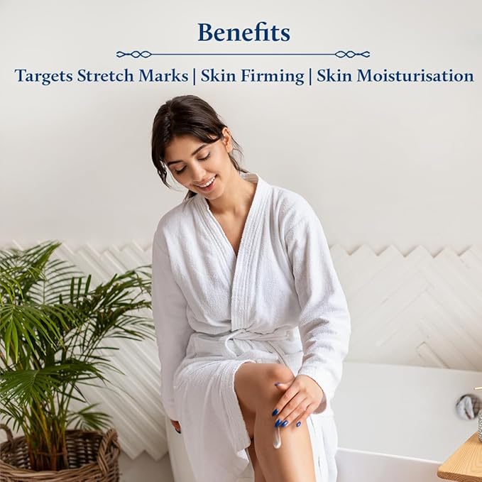 Blue Nectar Stretch Mark Cream for Pregnancy and Postpartum, Moisturizing Body Lotion for Women with Cocoa and Shea Butter for Pregnancy Gifts (12 Herbs, 6.76 fl oz)-Velvo Beauty