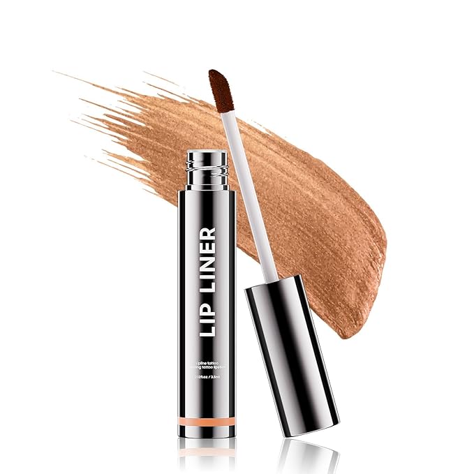 Lip Liner Stain Peel off - Waterproof & Long Lasting Peel Lip Stain Non-Stick Cup, Enhancing Complexion & Nourishing for All Skin Types, Create A Natural Lip Color (Cocoa, 1 Count)-Velvo Beauty