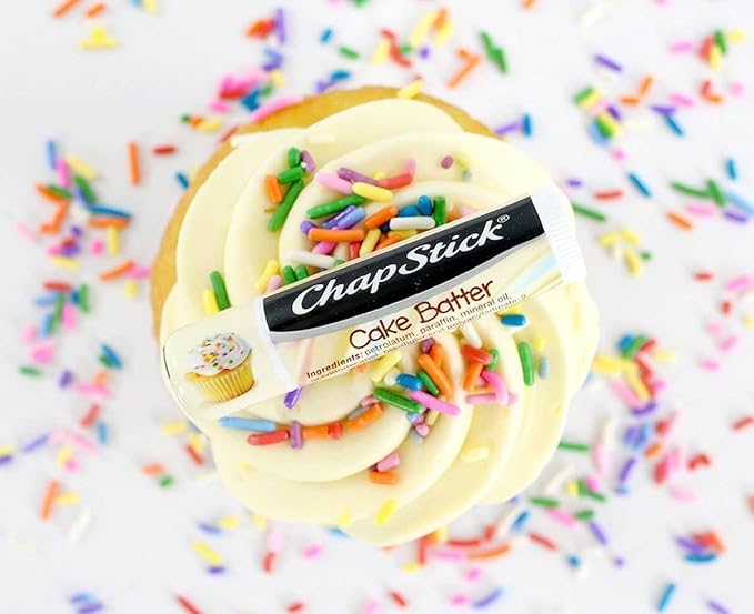 ChapStick Limited Edition Cake Batter, 12-Stick Refill Pack-Velvo Beauty
