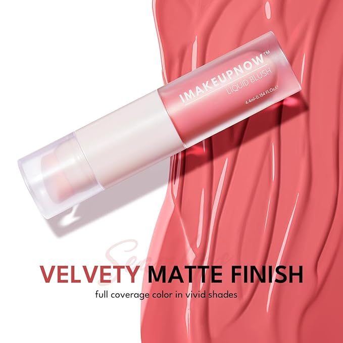 Liquid Cream Blush Stick Makeup for Cheeks | Build-in Brush - Application & Blending in One #L001-Velvo Beauty