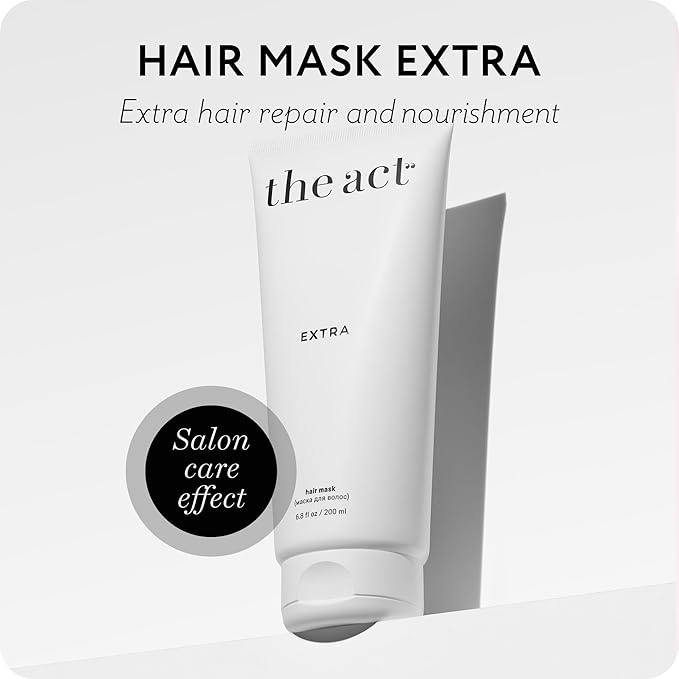 Extra Nourishing Hair Mask with Argan Oil, Coconut Oil, Hyaluronic Acid - Intense Hydration, Repair for All Hair Types - Ideal for Curly and Damaged Hair - 6.8 Fl oz-Velvo Beauty