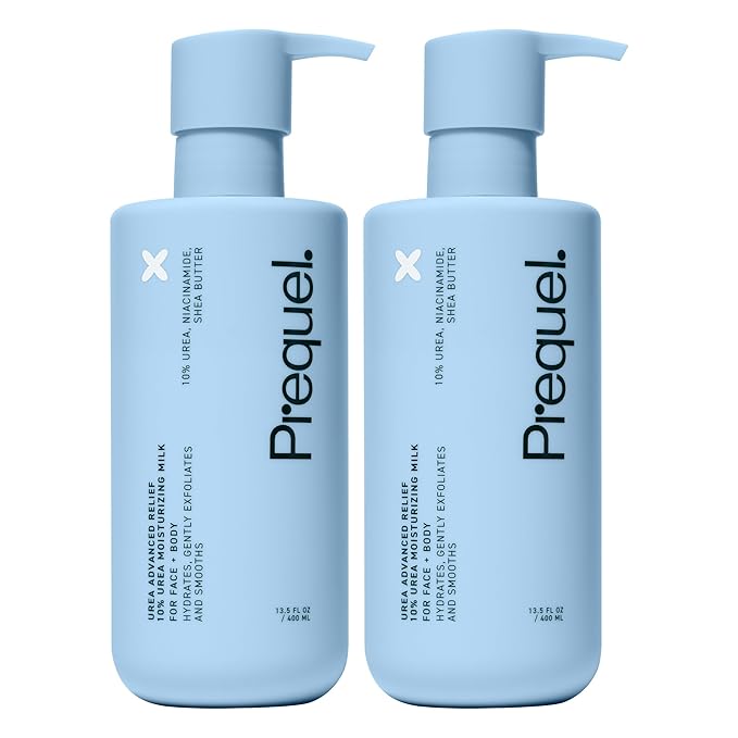 Skin Urea Advanced Relief Moisturizing Milk, 10% Urea Lotion for Face and Body, Unscented, Hydrating Cream for Extremely Dry Skin, Soothing for Sensitive Skin - 6.75 fluid ounce (Pack of 2)-Velvo Beauty