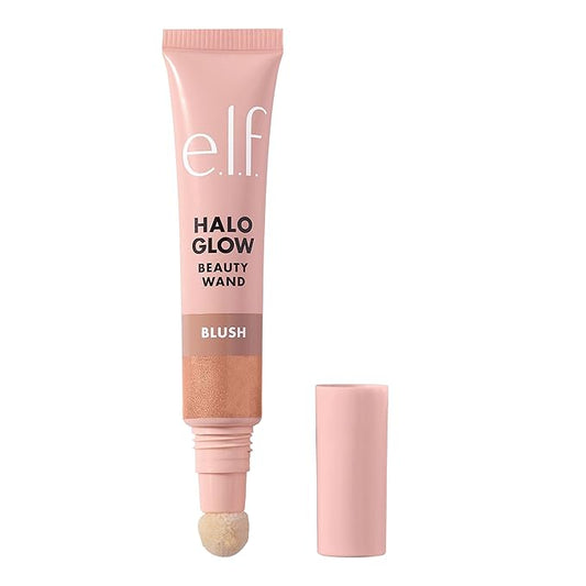 e.l.f. Halo Glow Blush Beauty Wand, Liquid Blush Wand For Radiant, Flushed Cheeks, Infused With Squalane, Vegan & Cruelty-free, Candlelit-Velvo Beauty