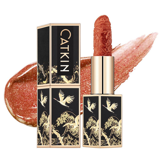 Catkin Moist Lipstick Hydrating High Impact Color Infused with Vitamin E and Avocado Oil Smooth Soft Texture Long Lasting Glow Finish 169-Velvo Beauty