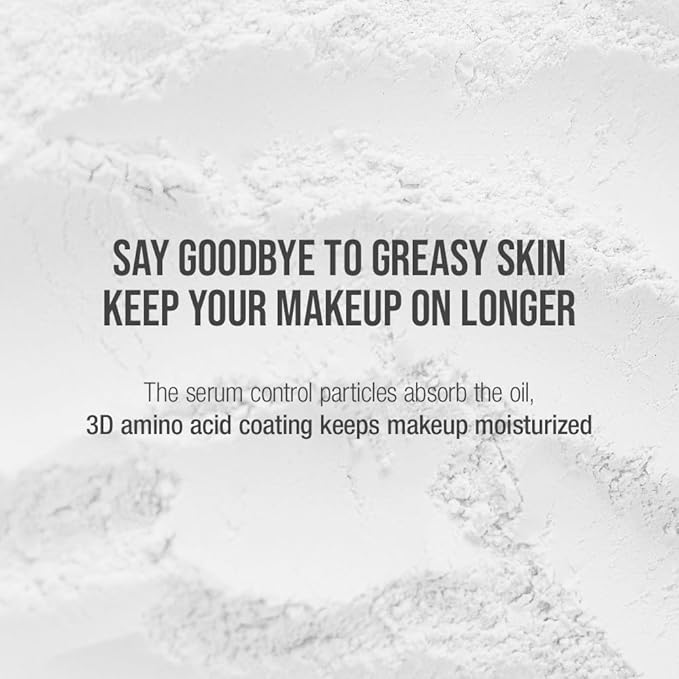 Translucent Set Finishing Powder - Sebum Control Face Loose Powder, Matte & Silky Finish, Lightweight, Long-lasting, Korean Makeup, 0.24 Oz. (02 Skin Beige, 0.24 Oz.)-Velvo Beauty