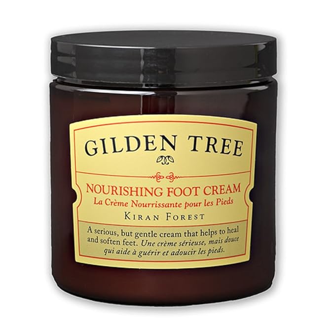 GILDEN TREE Nourishing Foot Cream with Organic Aloe Vera and Shea Butter, 8 ounce jar, Heals Dry Skin, Cracked Heels, Calluses and Softens Rough, Flaky Dead Skin-Velvo Beauty