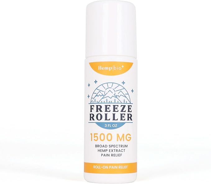 Freeze Roller - Roller Gel - Cold Therapy Roll-On w/ 1500mg Aloe, Menthol (1 Pack)-Velvo Beauty