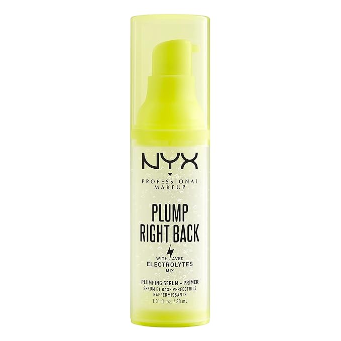 NYX PROFESSIONAL MAKEUP Plump Right Back Plumping Serum & Primer, With Hyaluronic Acid & Bare With Me Concealer Serum, Up To 24Hr Hydration - Light-Velvo Beauty