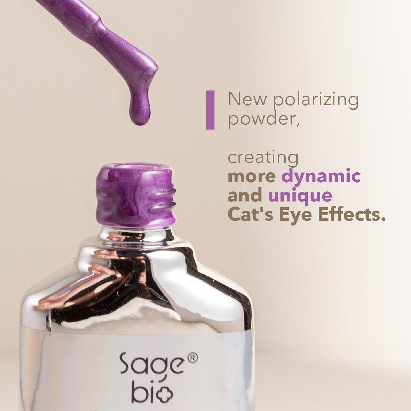 High-Density Cat Eye Gel Nail Polish with Magnet Stick, 15ml Dopamine Color Palette, Magnetic Effect Gel for DIY Manicure, Multiple Color Options - Violet Flash-Velvo Beauty