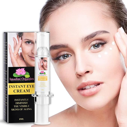 Imadini Natural Eye Wrinkle Cream, Remove Eye Bag Dark Circles, Reduce Puffiness & Eye Wrinkle, Ideal Eye Bag Cream For Both Men & Women– 8ml-Velvo Beauty