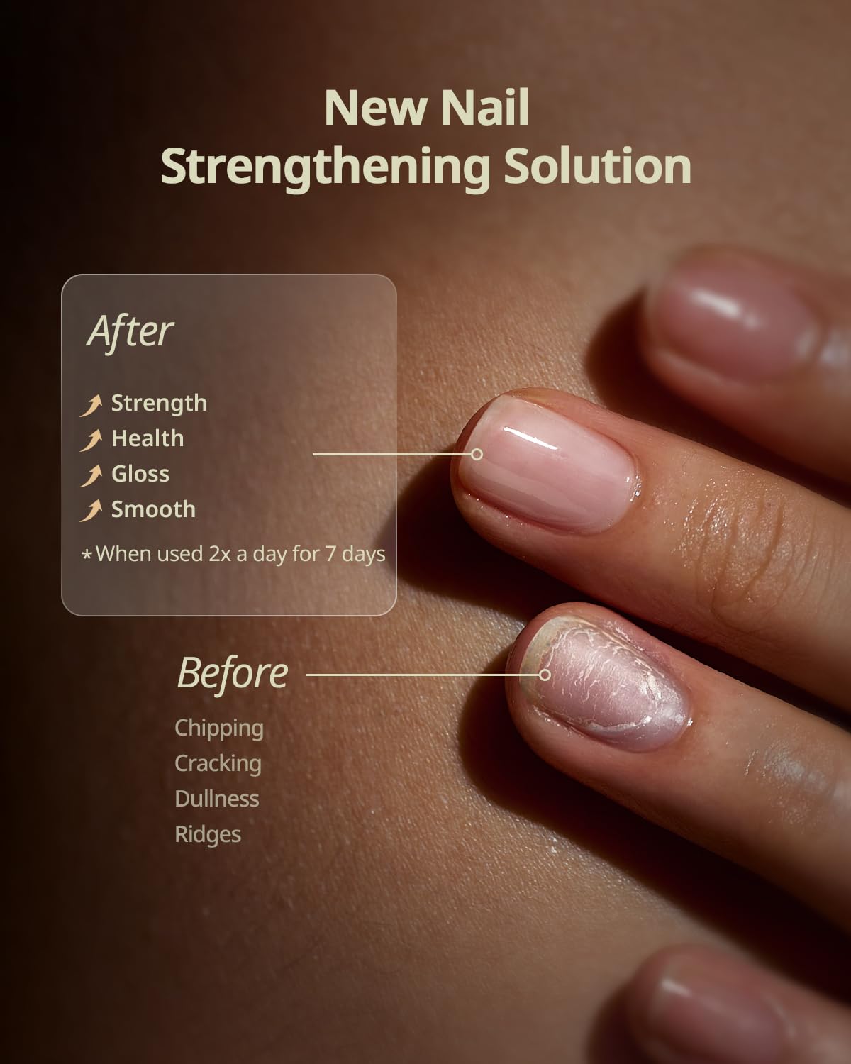 BTARTBOXNAILS Naillush Nail Strengthener & Growth - Repair Damaged Nails, Strengthen Weak & Thin Nails, Extra Strong Nail Growth Treatment, Long Lasting Nail Hardener, 15ml-Velvo Beauty