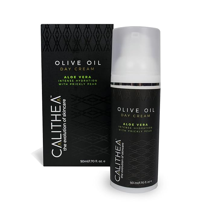 Calithea Day Cream Facial Moisturizer for Healthy, Glowing, Balanced Skin with Aloe Vera, Prickly Pear, Olive Oil-Velvo Beauty
