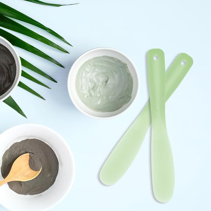 10pcs Tool Stick Makeup Spatulas Makeup Scoop Cosmetic Scoop Sampling Spatula Cosmetics Mixing Spatulas Cosmetic Applicator Spoon Large Mixing Spoon-Velvo Beauty