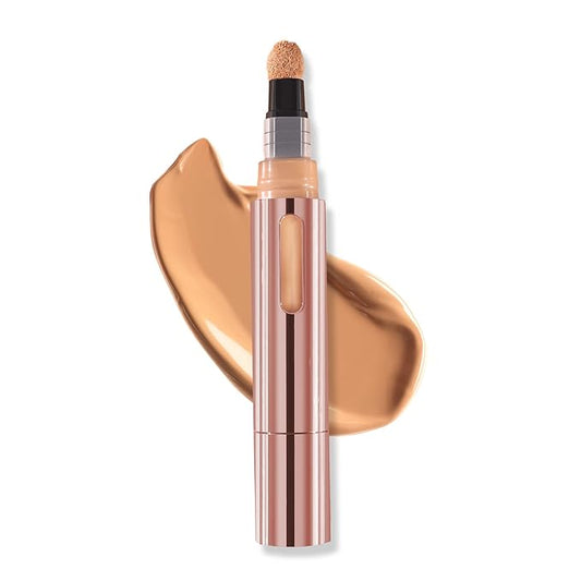 Mally Beauty - The Plush Pen Brightening Concealer Stick - Cashmere - Hydrating Turmeric, Vitamin E, and Hyaluronic Acid Infused Formula - Medium Buildable Coverage with a Natural, Smooth Finish-Velvo Beauty