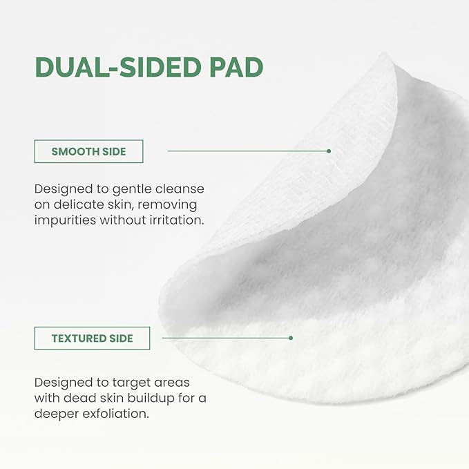 PLANTIFIQUE Korean Glycolic Acid Toner Pads 60 Pcs with Niacinamide, CICA - AHA BHA PHA Face Daily Peel Exfoliating Pads Formula for Gentle Skin Renewal for All Skin Types - Refillable Container-Velvo Beauty